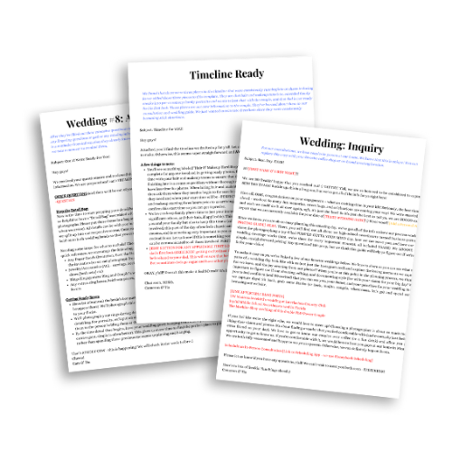 The Wedding Email Templates
